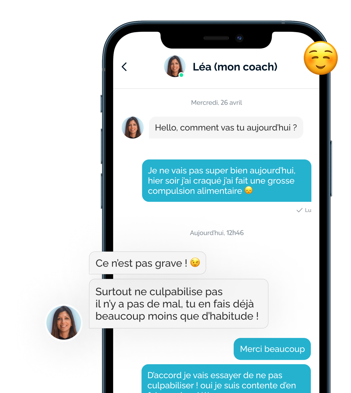 Application Smartlife coaching messages