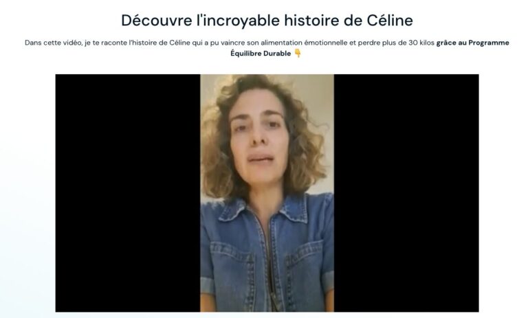 Céline alimentation émotionnelle et perte de poids